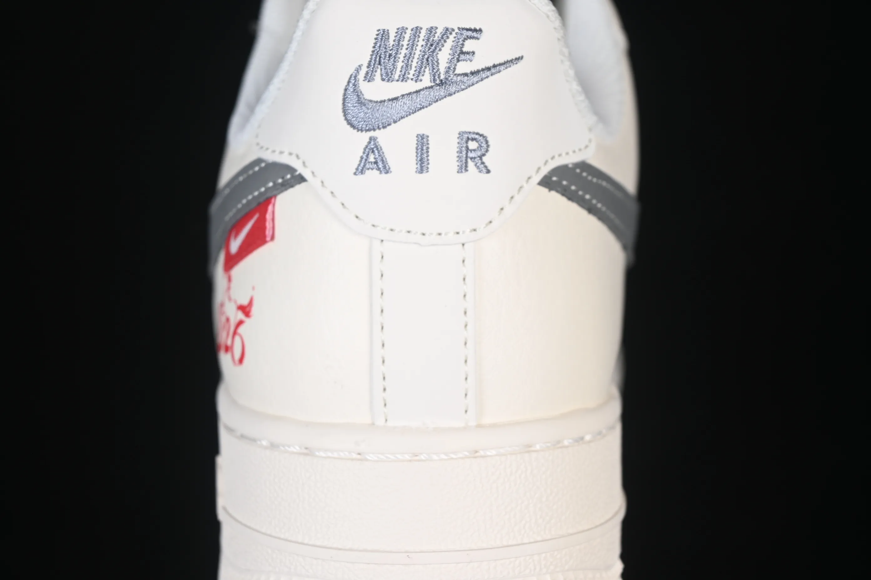 All categories Nk Air Force 1 Air Force series Nk Air Force 1 Low Air Force low-top Nike Air Force 1'07 Low Year of the Horse limited edition Wu Ma rice gray red Air Force 1 low-top casual sneakers MZ9588-822